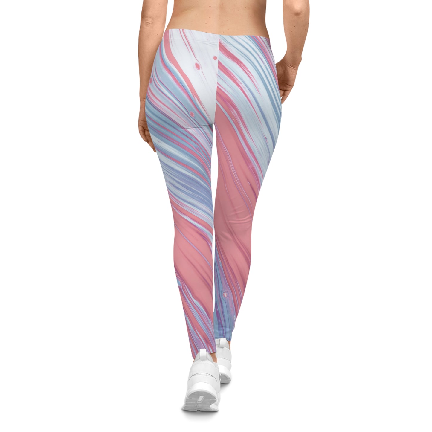 Stylish Marble Women's Casual Leggings - Colorful & Comfortable Activewear