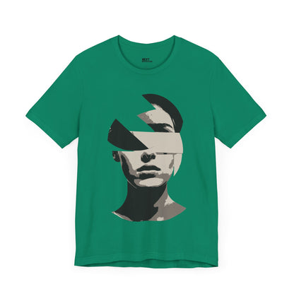 Divine Spirit Artistic Women's Graphic T-Shirt Green Front