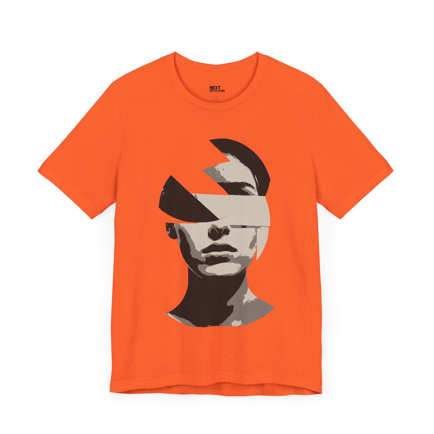 Divine Spirit Artistic Women's Graphic T-Shirt Orange Front