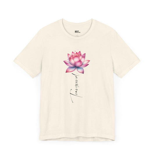 Lotus Transcend Design Women's Cotton T-Shirt Natural Front