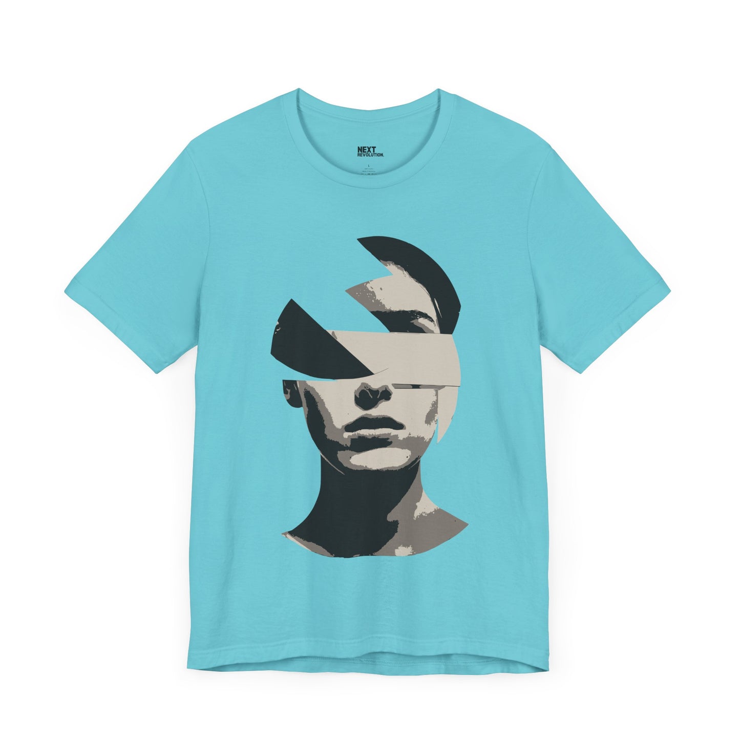 Divine Spirit Artistic Women's Graphic T-Shirt Turquoise Front