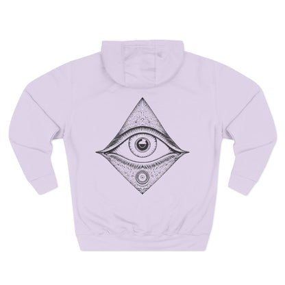 Mystic Eye Women's Graphic Hoodie Lilac Back