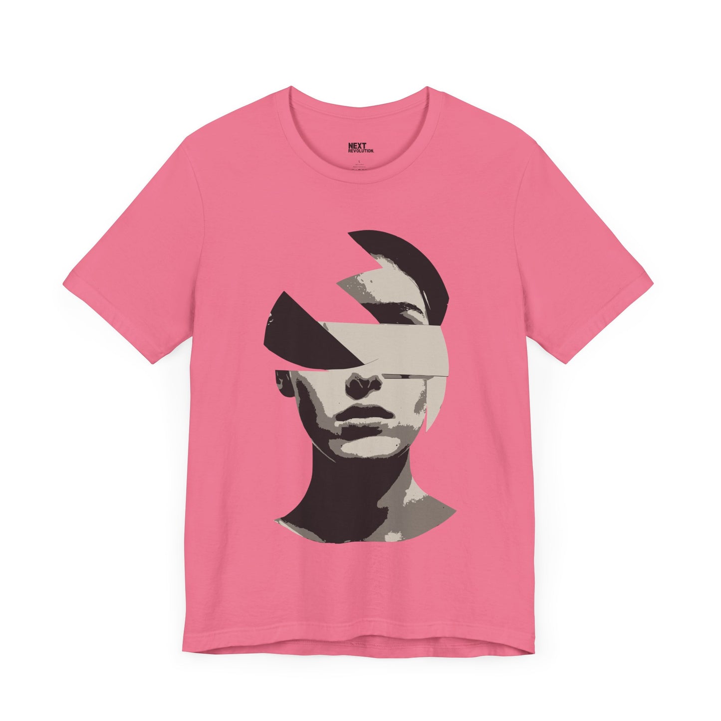 Divine Spirit Artistic Women's Graphic T-Shirt Pink Front