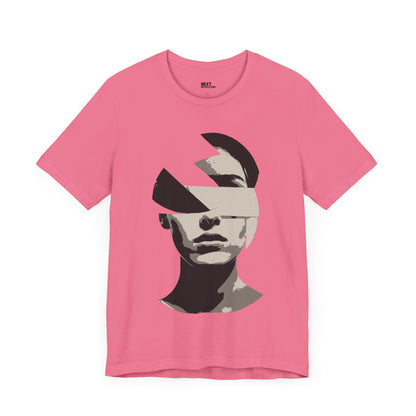 Divine Spirit Artistic Women's Graphic T-Shirt Pink Front