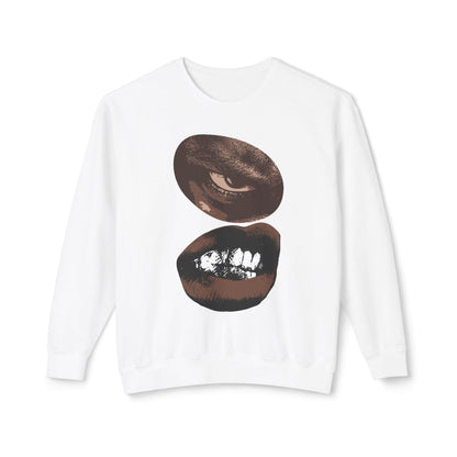 Bold Expression Unisex Sweatshirt White Front