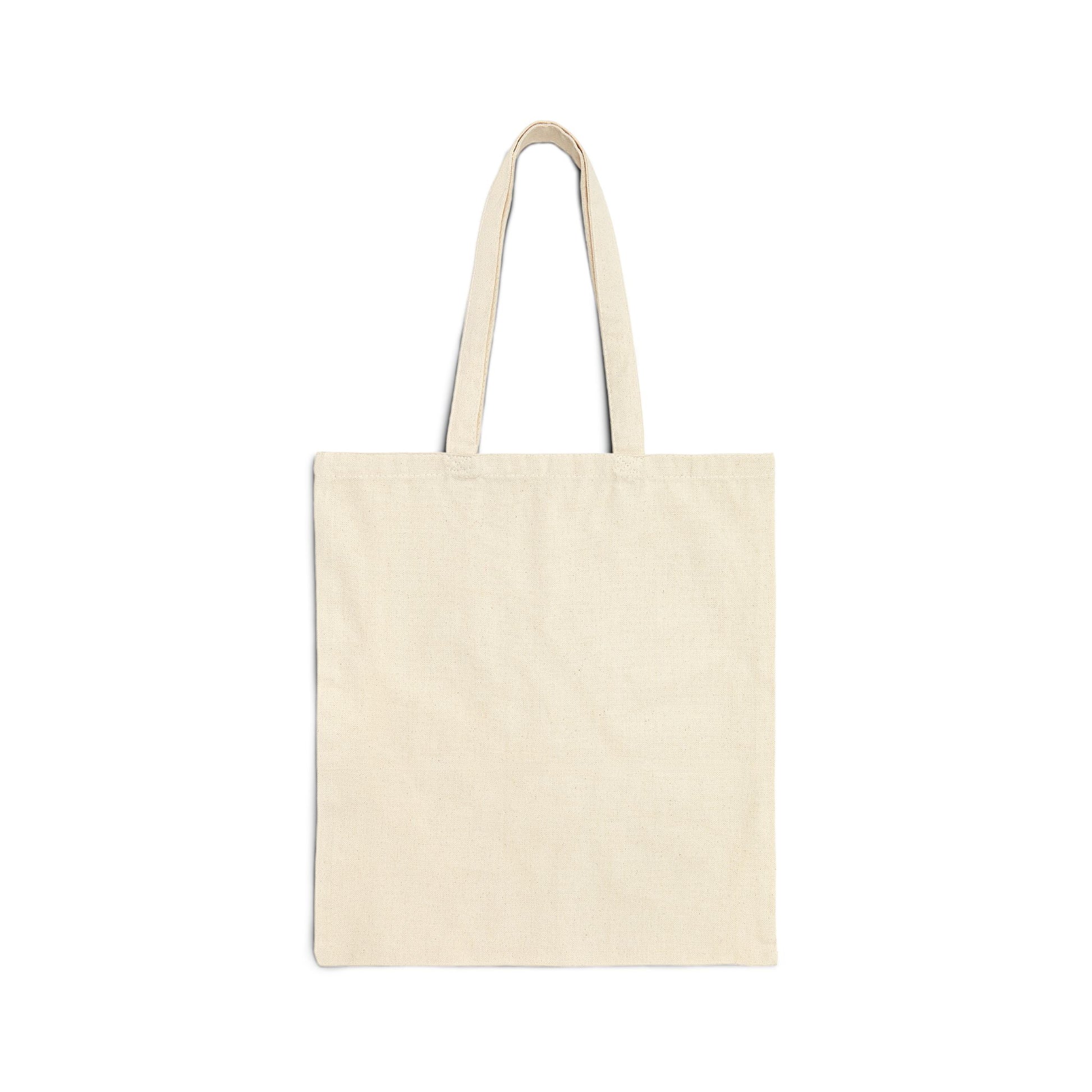 Non-Duality Cotton Canvas Tote Bag Natural Back