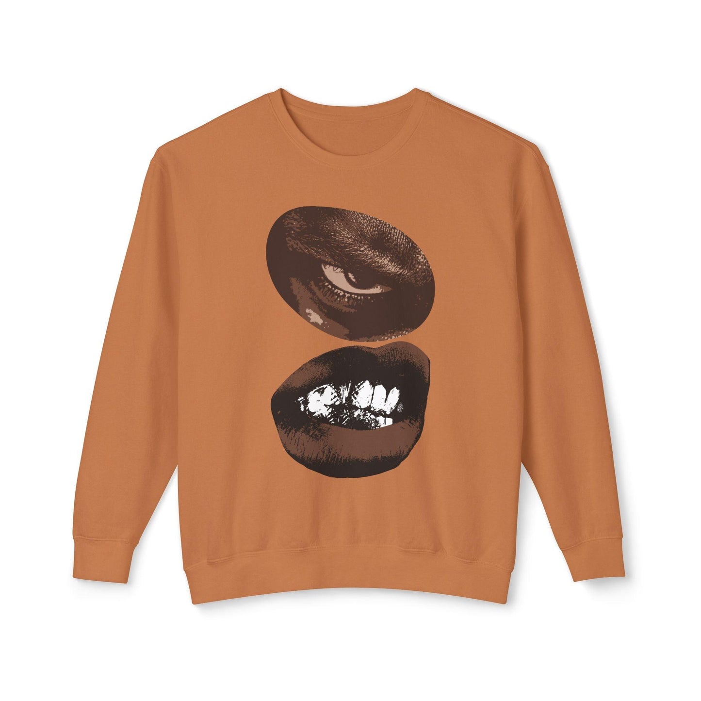 Bold Expression Unisex Sweatshirt Yam Orange Front